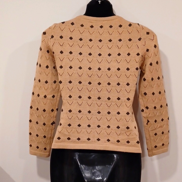 Sisley Wool Blend Crewneck Slim Fit Italian Made Sweater- Sz. XS - Picture 8 of 9